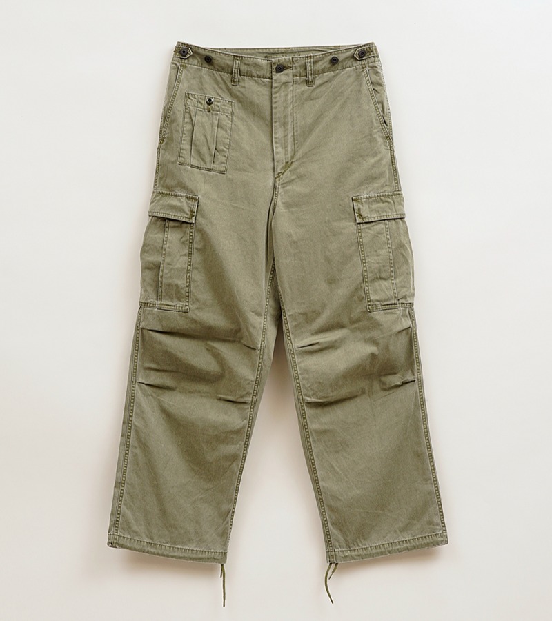 Nigel Cabourn ARMY CARGO PANT - PIGMENT COTTON NYLON