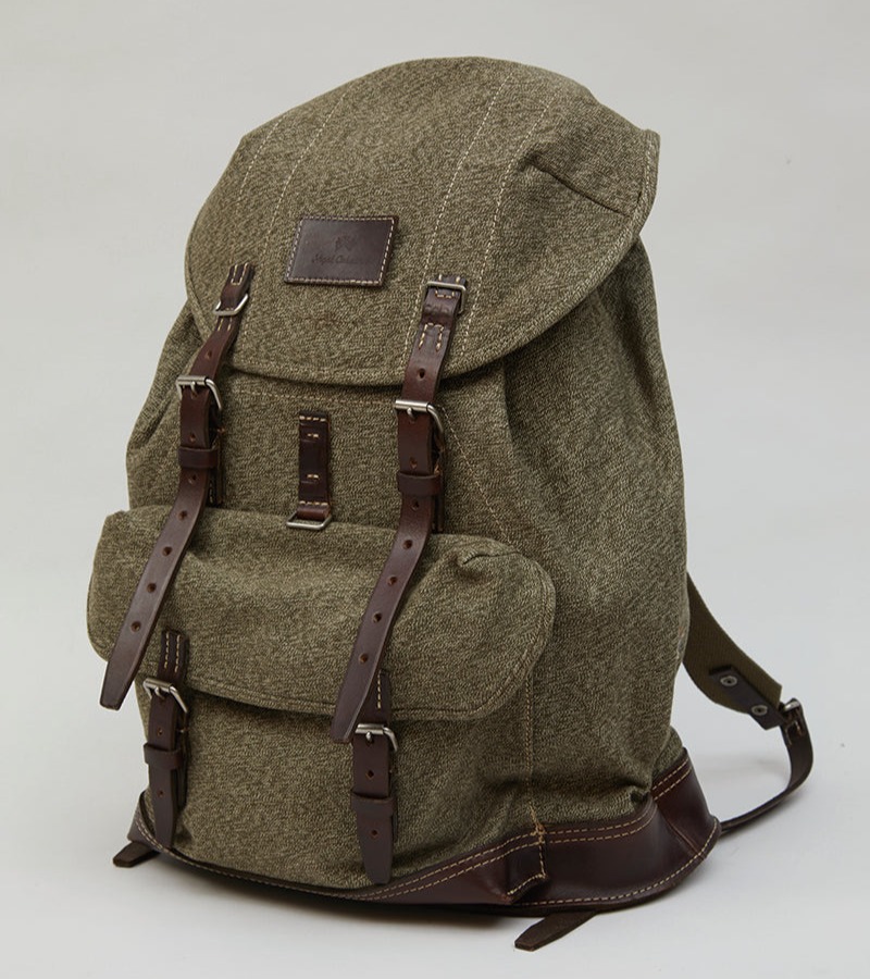 Nigel Cabourn SWISS ARMY RUCKSACK - PEAT LABEL