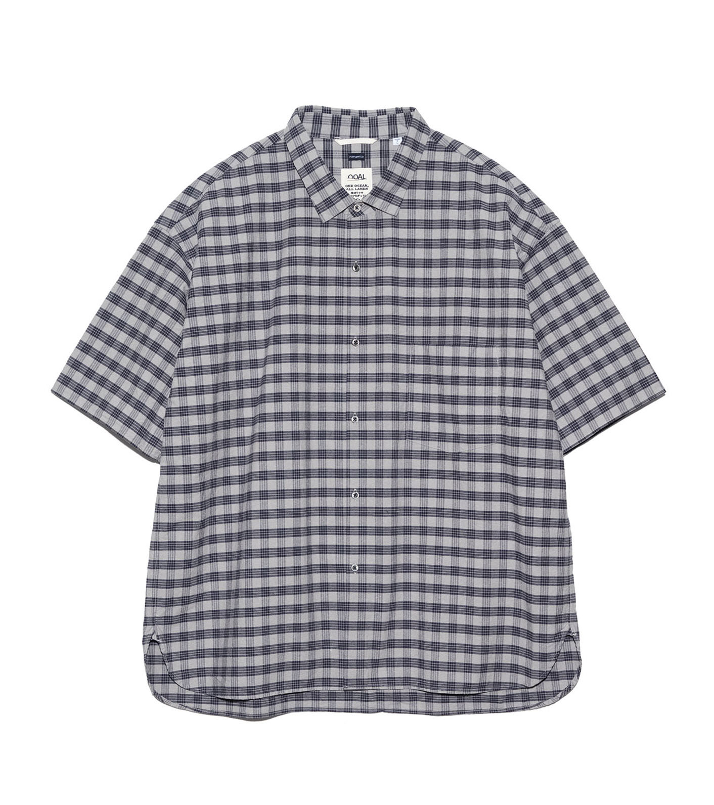 nanamica Cotton Silk PALAKA Check S/S Shirt