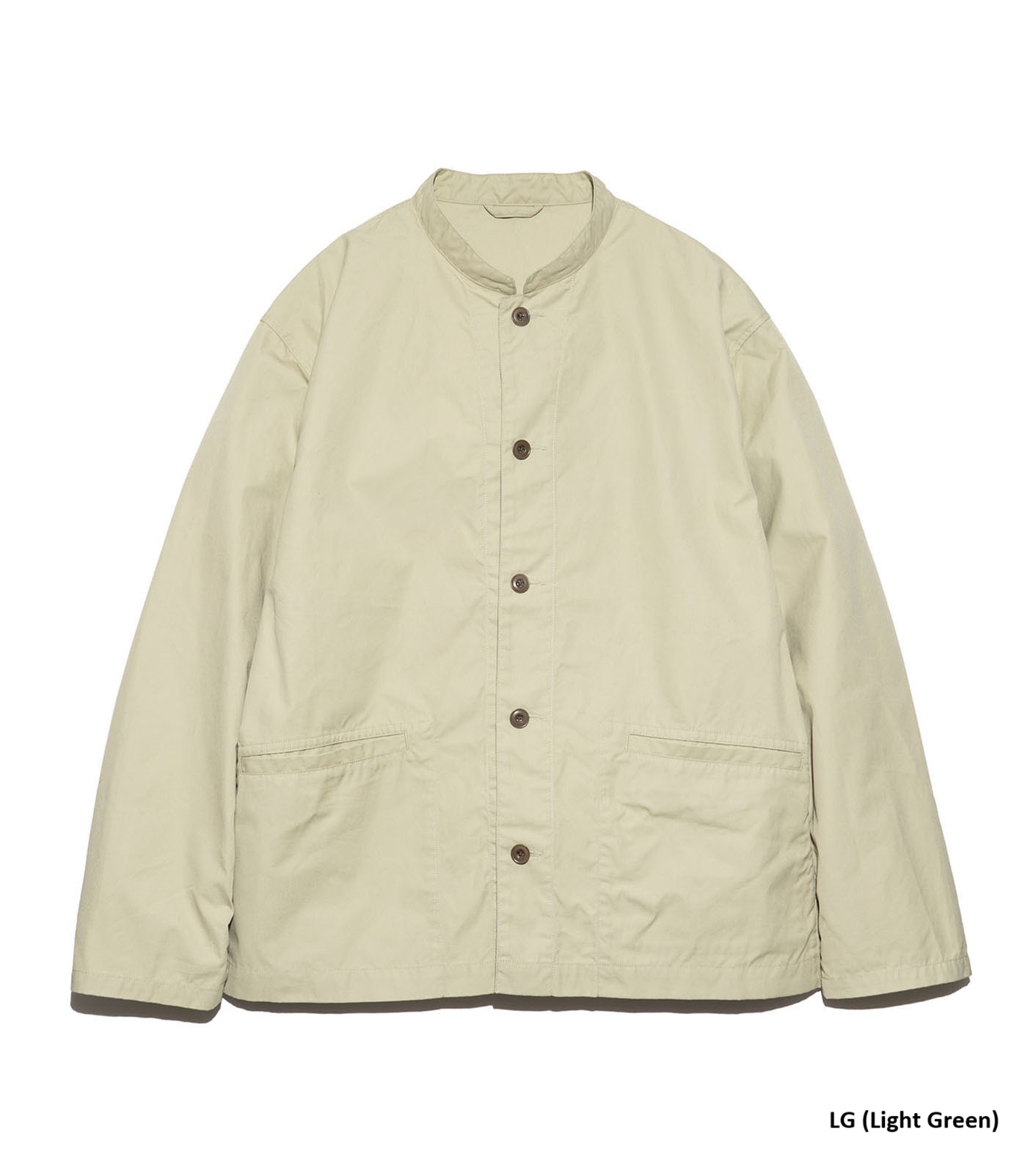 nanamica Band Collar Shirt Jacket