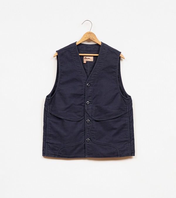 Nigel Cabourn LYBRO V01-M WORK VEST MOLESKIN