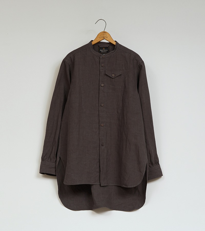 Nigel Cabourn SADDLER SHIRT - HIGHDENSITY LINEN NIDOM