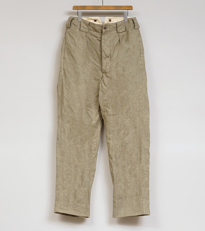Nigel Cabourn FARMER PANT - HEAVY HERRINGBONE