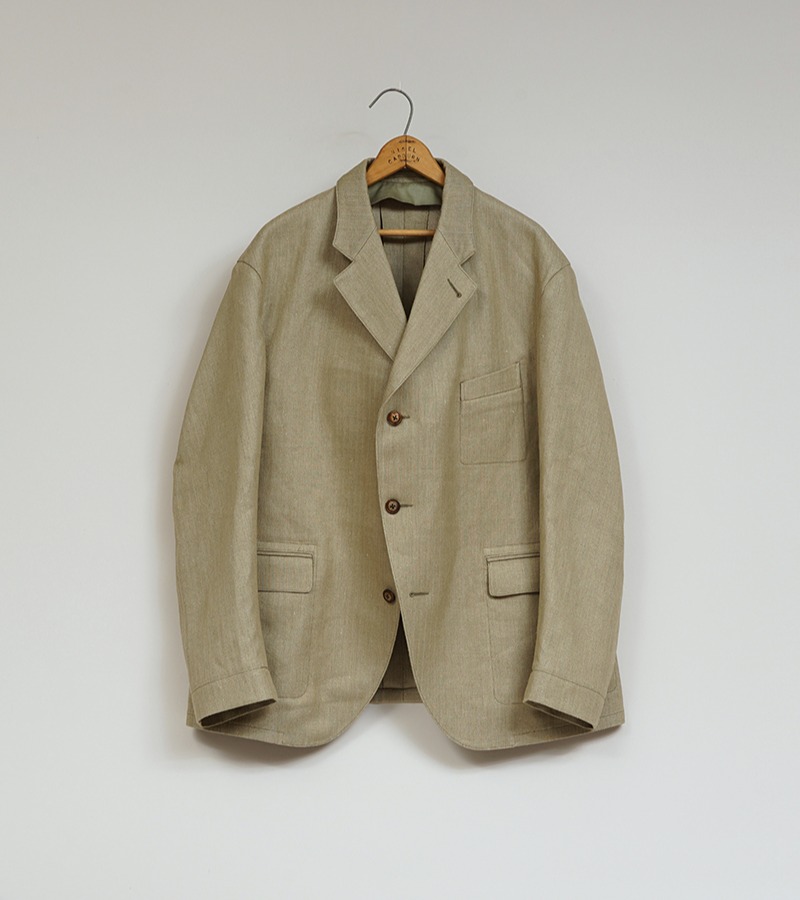 Nigel Cabourn FARMER JACKET - HEAVY HERRINGBONE