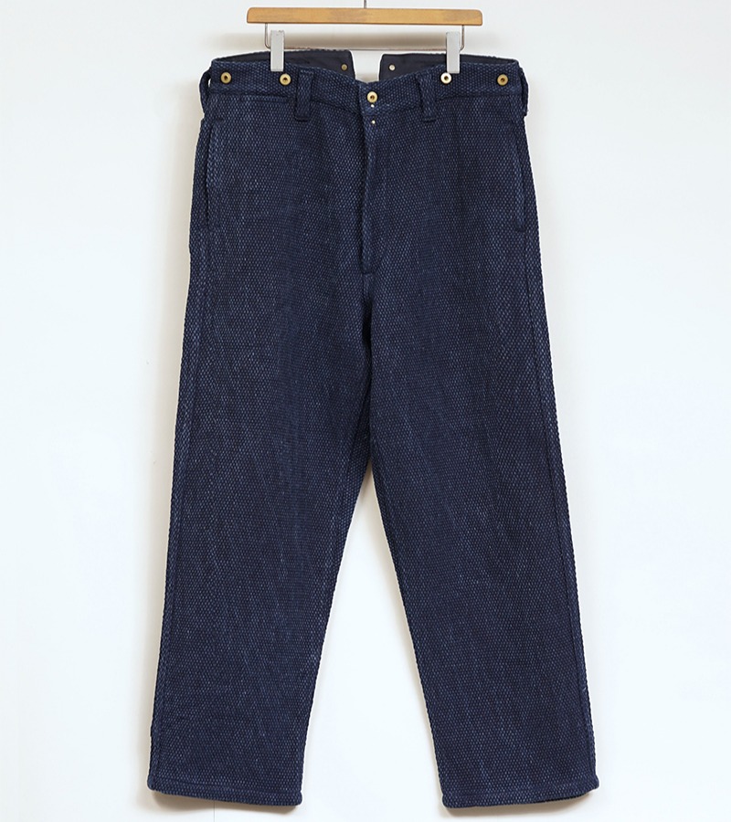 Nigel Cabourn OX’ed Silver FIREMAN PANT - HEMP COTTON