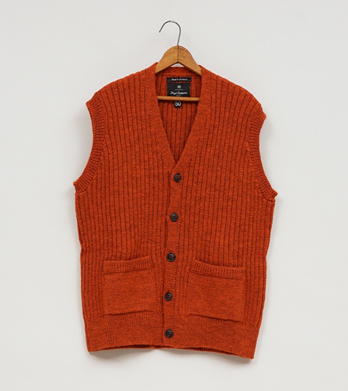 Nigel Cabourn LE5 SOMERVILLE VEST - BRITISH WOOL