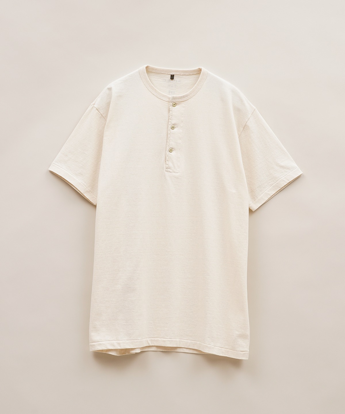 Nigel Cabourn USMC T-SHIRT HENLEY NECK