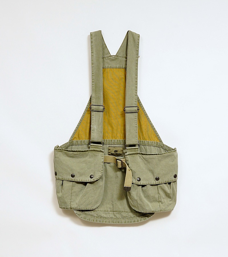 Nigel Cabourn FISHING VEST - PIGMENT DYE