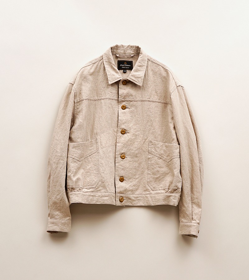 Nigel Cabourn FARMER JACKET - LINEN【６月１日発売 予約商品】