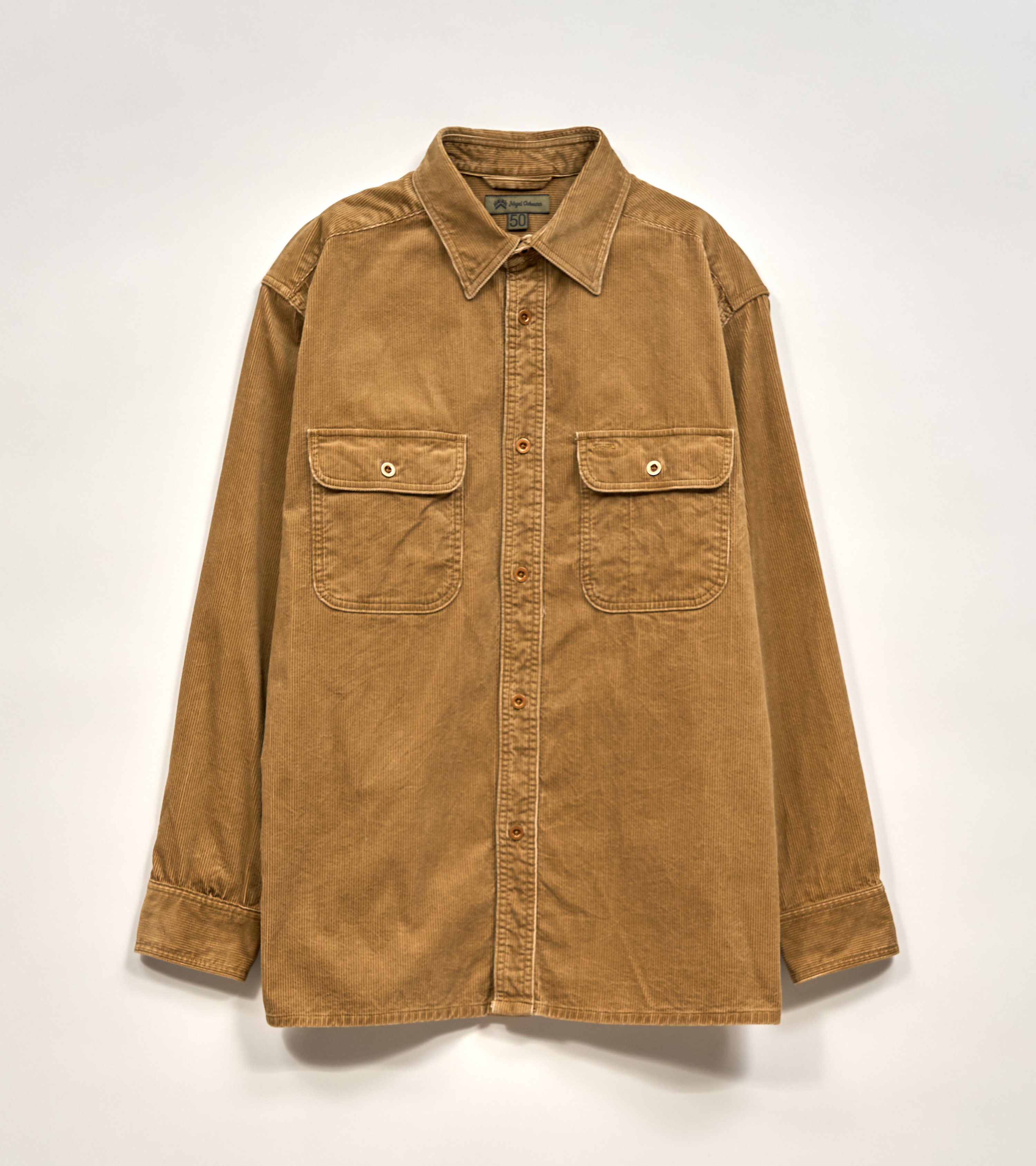 Nigel Cabourn FIELD SHIRT CORDUROY PIGMENT