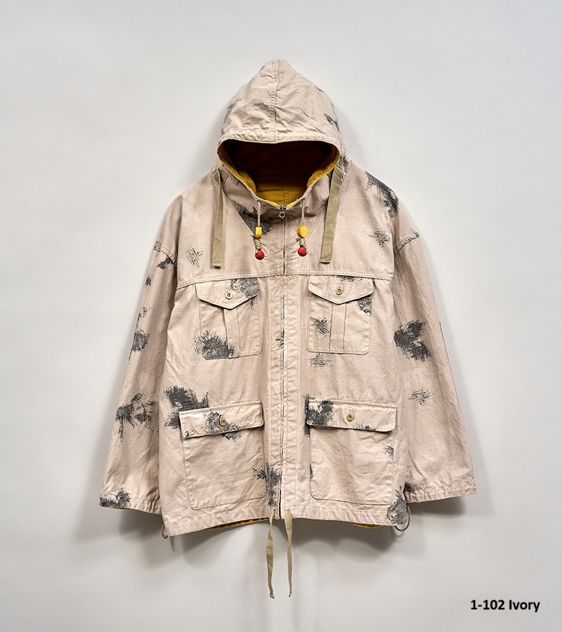 Nigel Cabourn 40s FIELD PARKA FADE CAMO