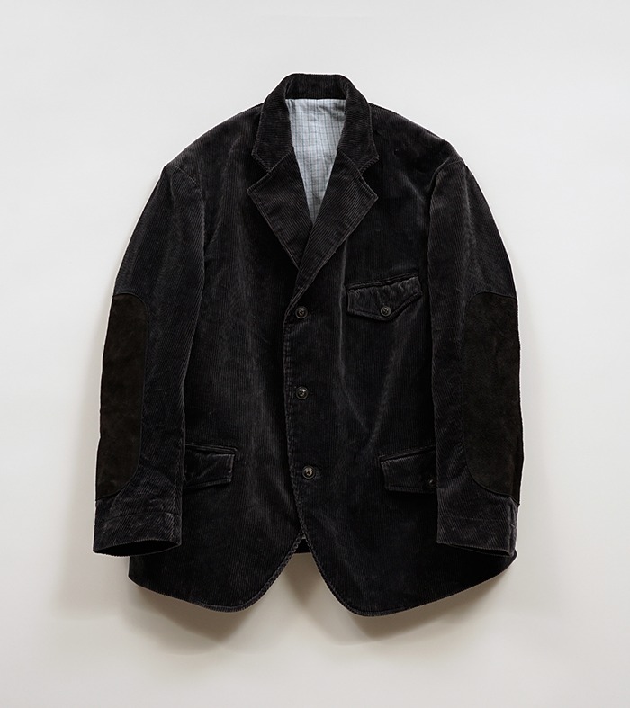 Nigel Cabourn OX’ed Silver FARMER JACKET CORDUROY
