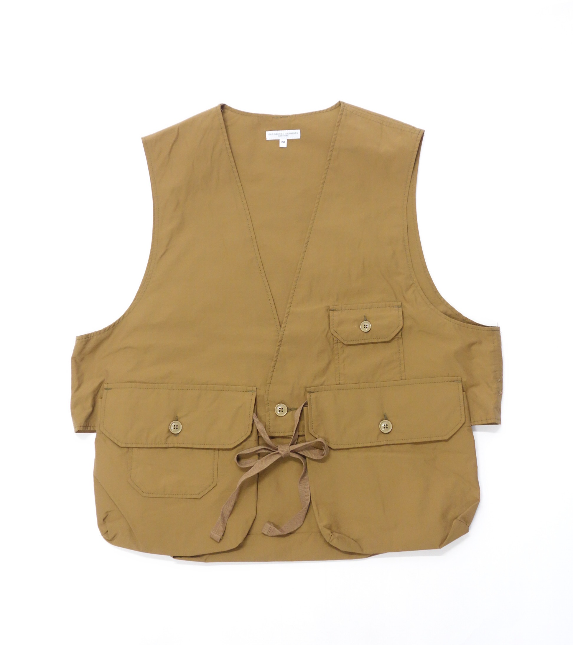 ENGINEERED GARMENTS Fowl Vest - Lt. Weight Nyco Cloth