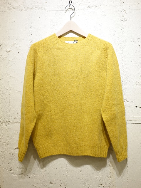 Harley of Scotland Shetland Wool CrewNeck Sweater