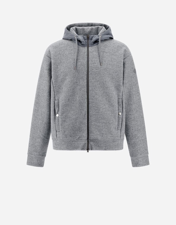 HERNO ヘルノ 切り替え ジップアップパーカ JC000045U