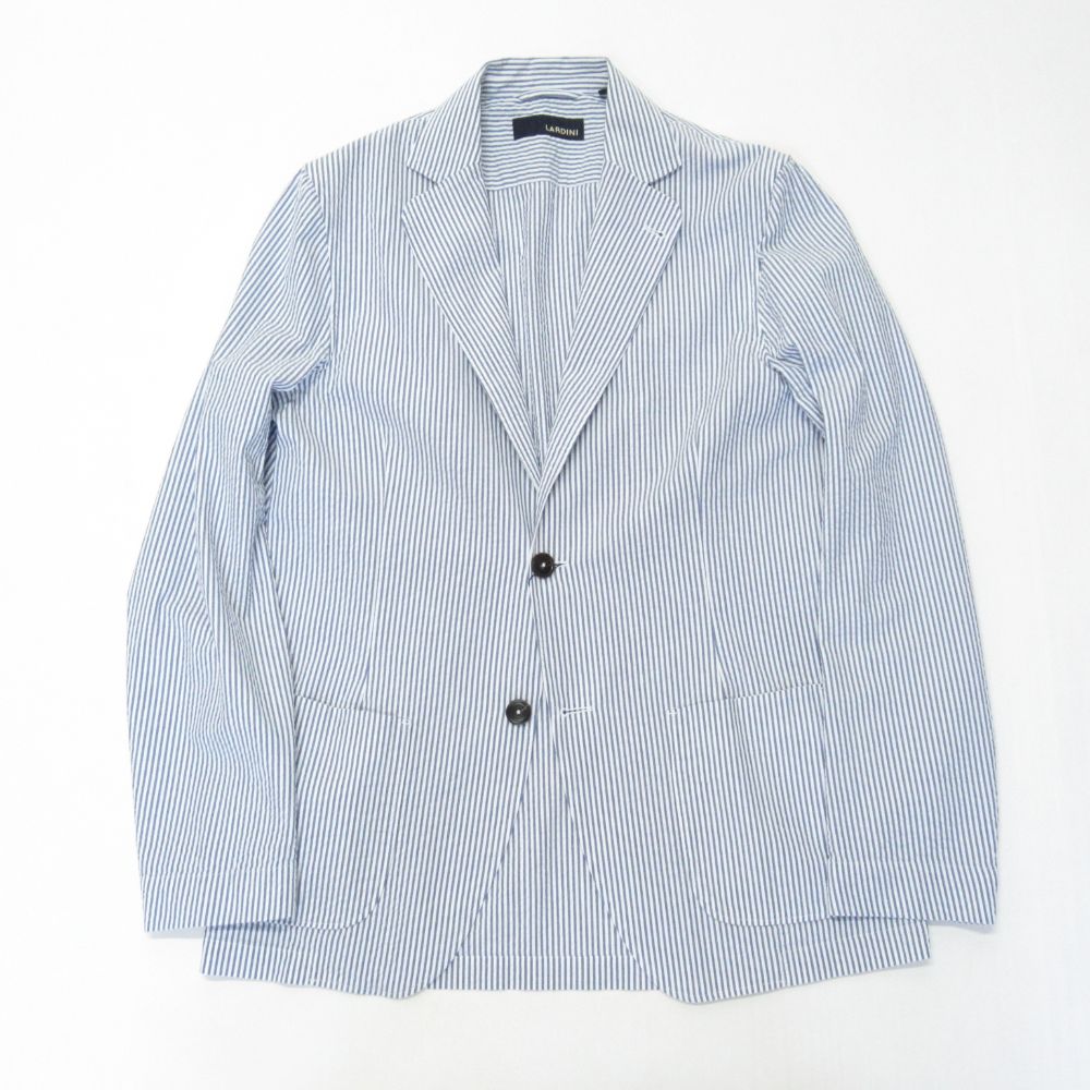 JRAMJ-EIC1189LARDINI (ラルディーニ）　コットンシアサッカー　シングル2B　シャツジャケット