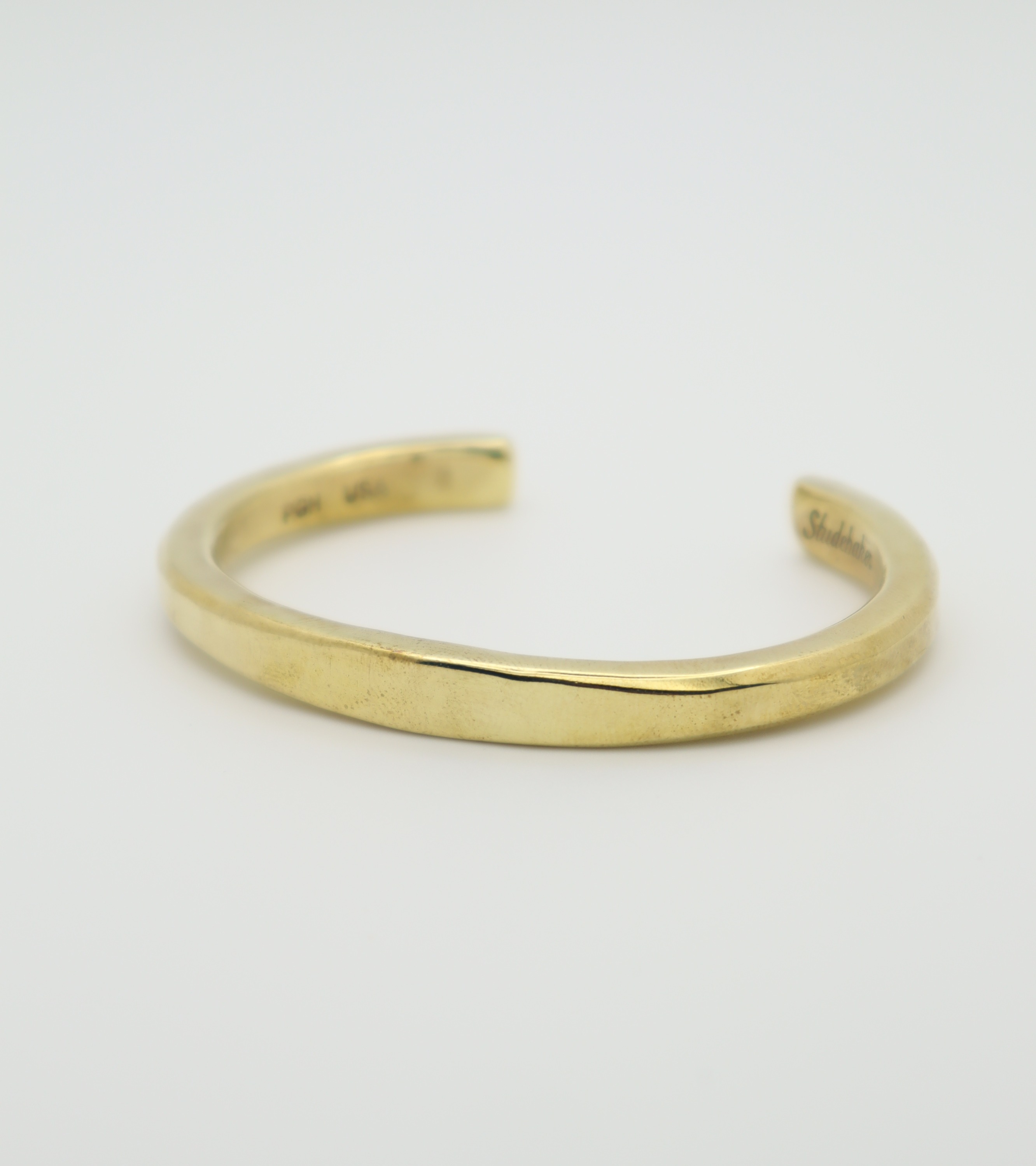 Studebaker Metals Heavyweight Workshop Cuff - American Brass