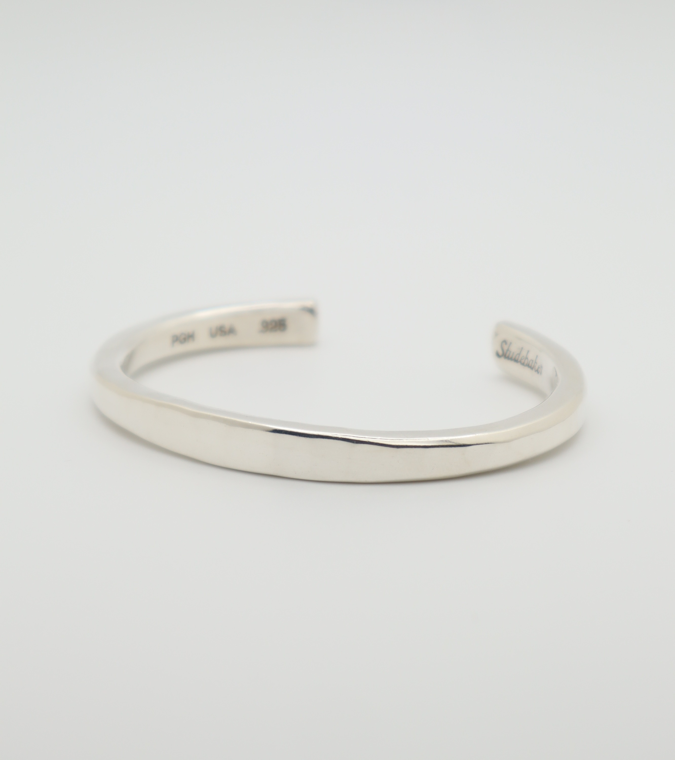 Studebaker Metals Heavyweight Workshop Cuff - Sterling Silver