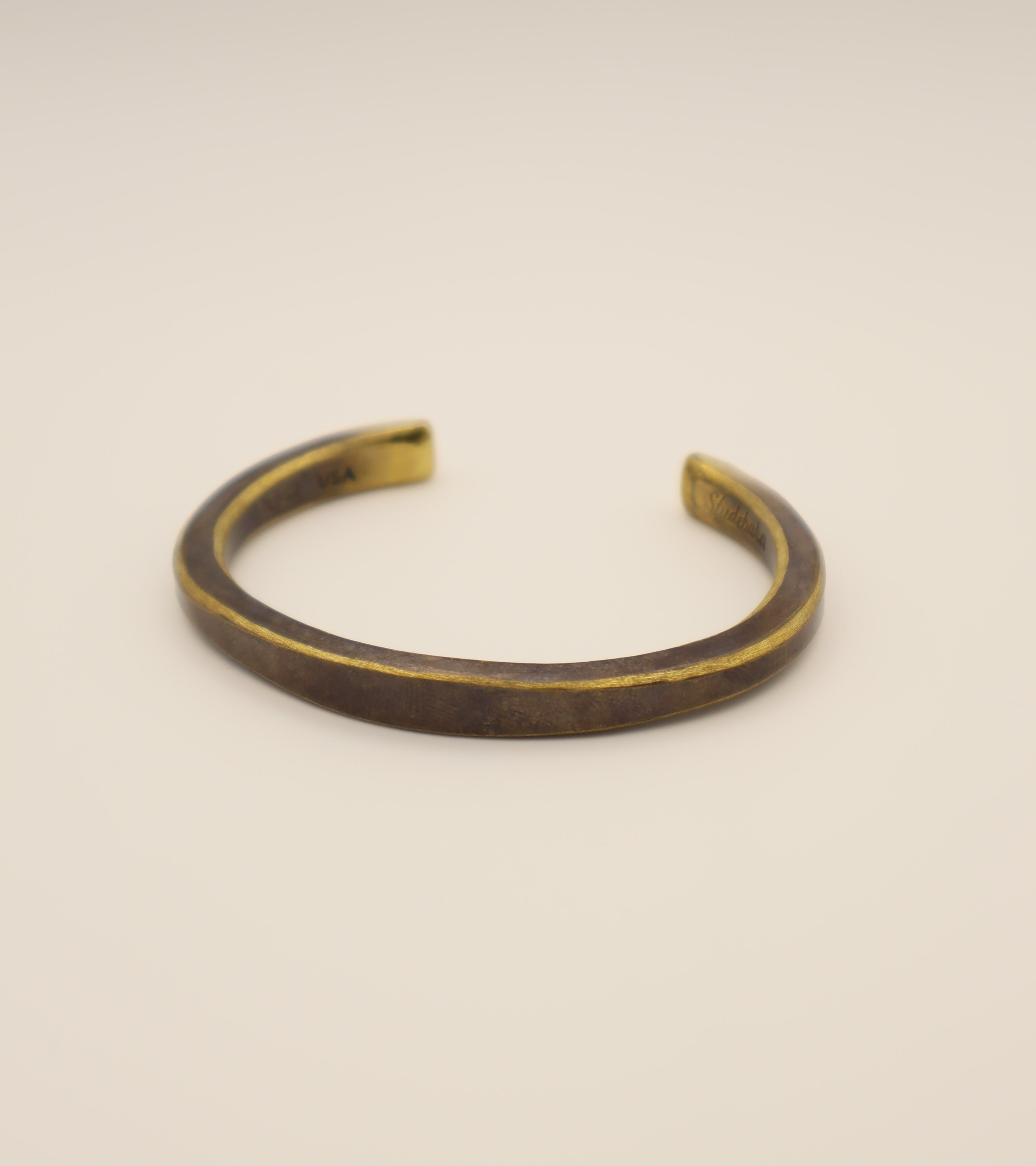 Studebaker Metals Heavyweight Workshop Cuff - Brass