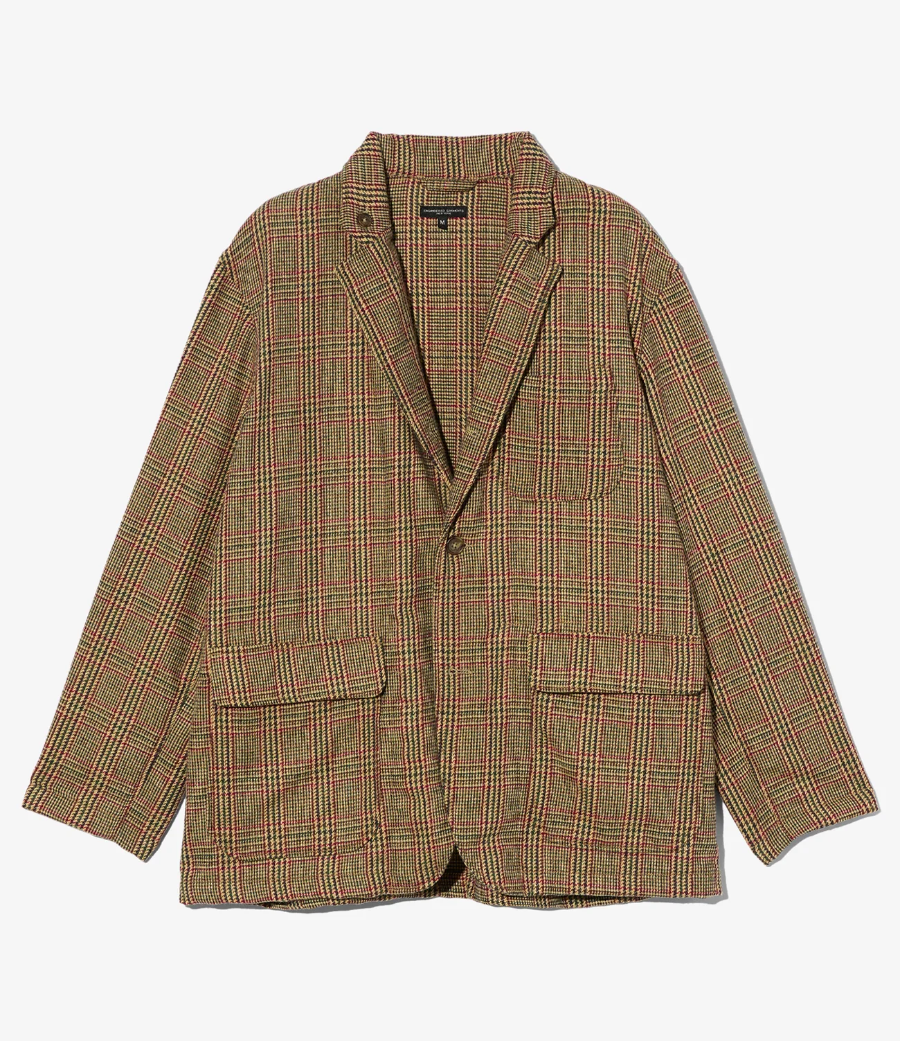ENGINEERED GARMENTS Loiter Jacket - Wool Poly Glen Plaid