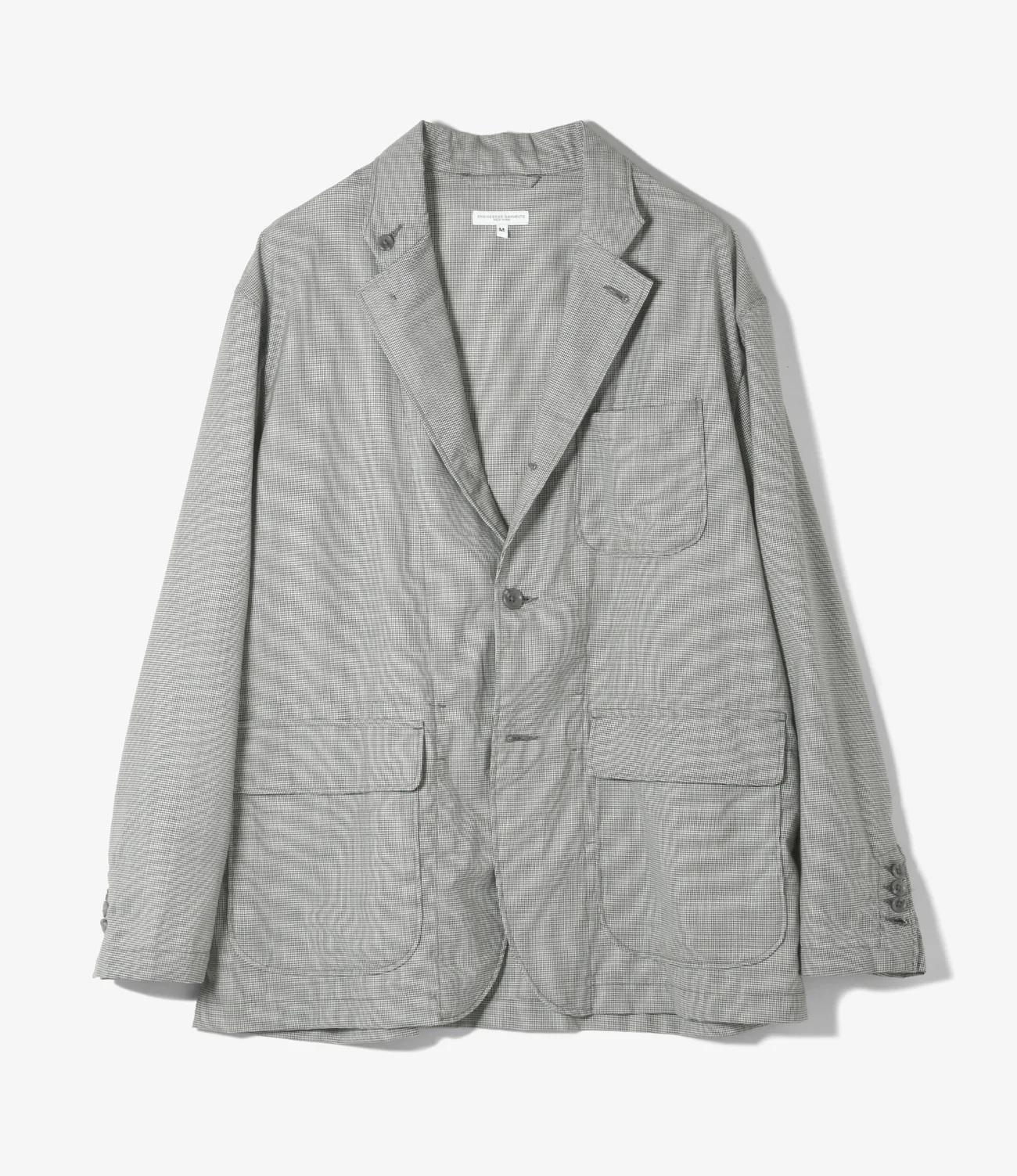 ENGINEERED GARMENTS Loiter Jacket - Micro Houndstooth Tropical Wool