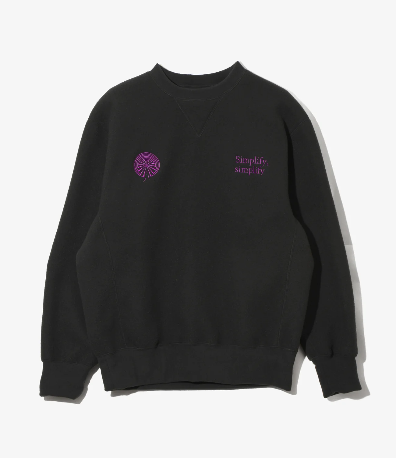 South2 West8 Emb. Crew Neck Sweat Shirt - Poly Fleece