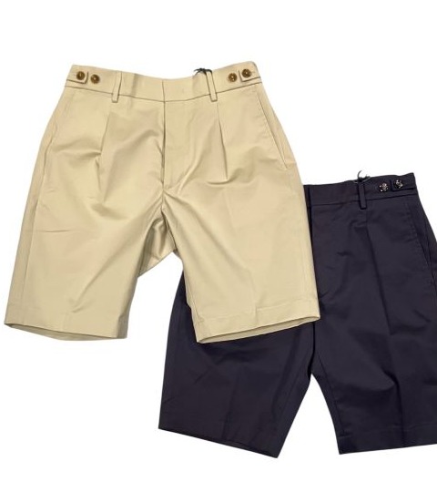 BERWICH ベルウィッチ BERTO SHORT ベルト 1プリーツショートパンツ コットンストレッチ GT1001