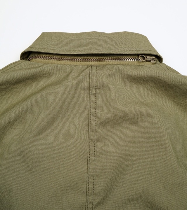 80500000001 Nigel Cabourn 50s SHELL COAT - COTTON NYLON PIN OX