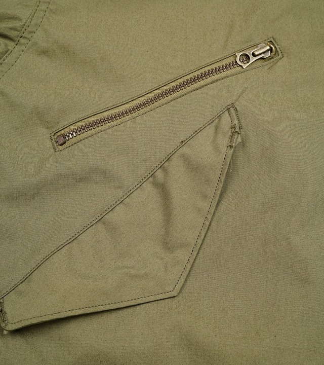 80500000001 Nigel Cabourn 50s SHELL COAT - COTTON NYLON PIN OX