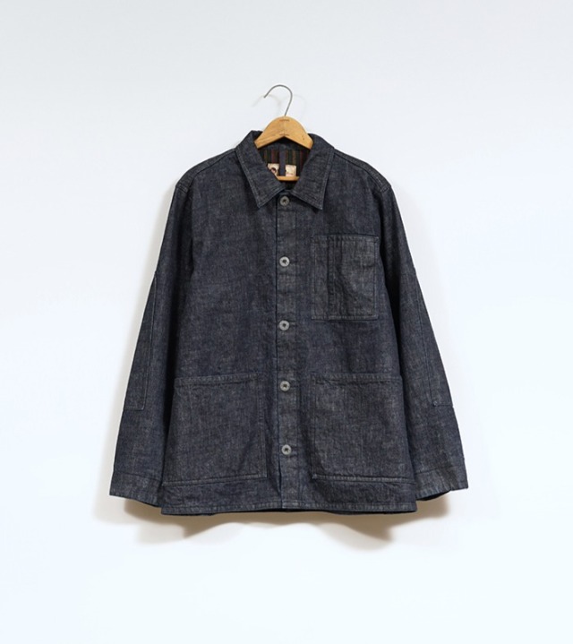 Nigel Cabourn LYBRO JK01 CHORE COAT DENIM