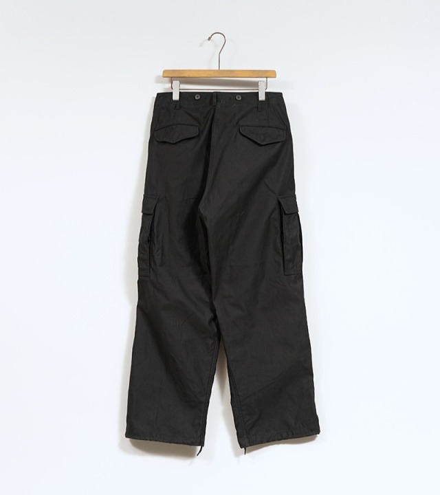 80510050112 Nigel Cabourn BRITISH ARMY CARGO PANT - BLACK