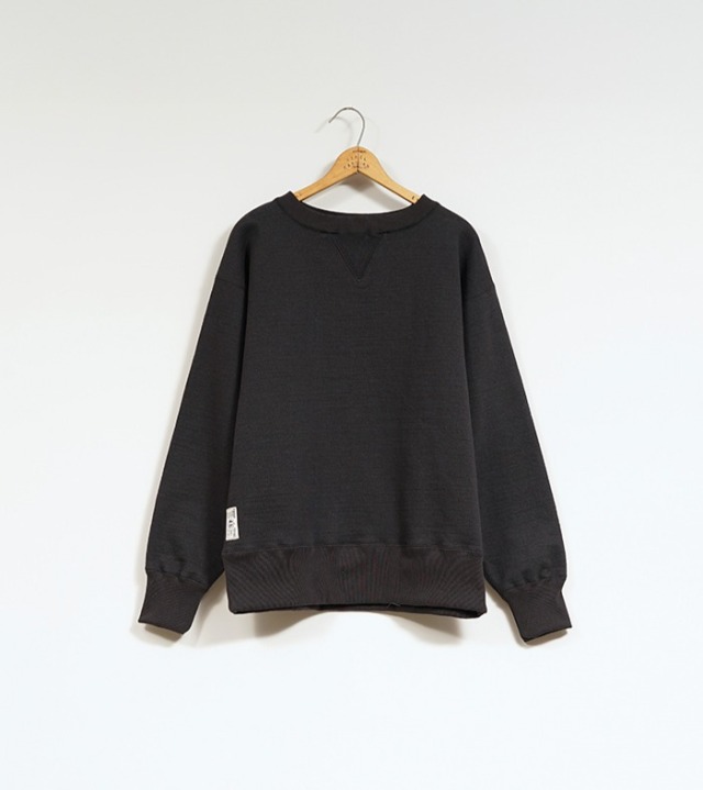 Nigel Cabourn 50s CREW NECK - 20.5oz BLACK