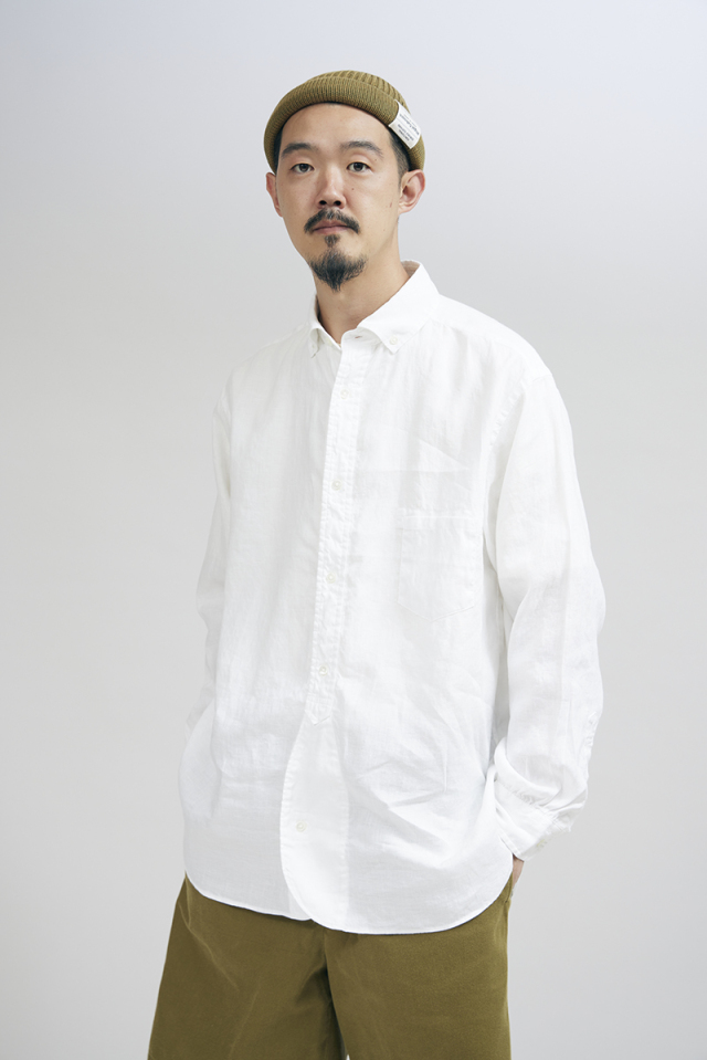 80480010003 Nigel Cabourn BRITISH OFFICERS SHIRT - TYPE2