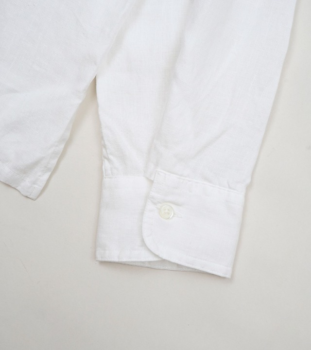 80510010201 Nigel Cabourn OPEN COLLAR SHIRT - HEMP ナイジェル