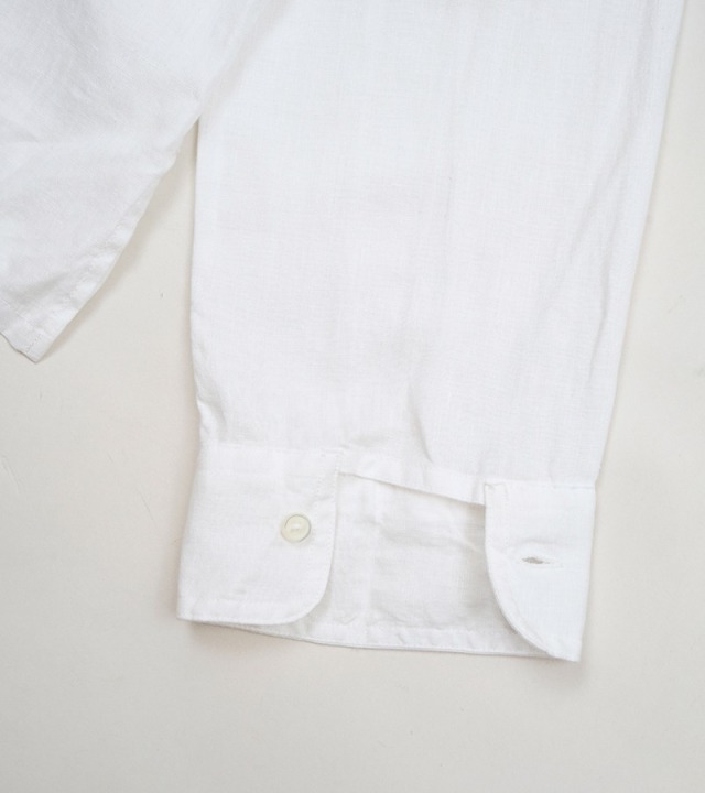 80510010201 Nigel Cabourn OPEN COLLAR SHIRT - HEMP ナイジェル