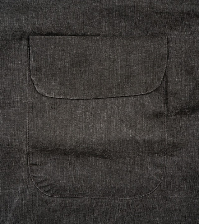 80510010201 Nigel Cabourn OPEN COLLAR SHIRT - HEMP