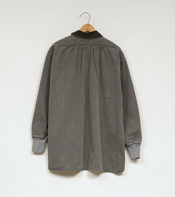 80500010008 Nigel Cabourn RUGGER SHIRT - PIGMENT FADE ナイジェル