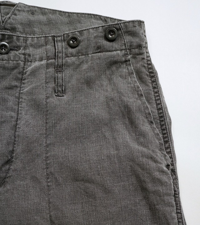 80500050205 Nigel Cabourn FRENCH WORK PANT - LINEN CANVAS