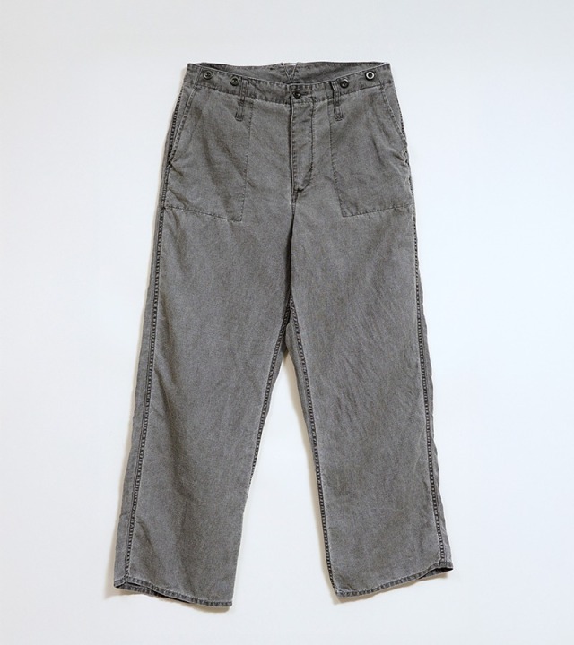 【ナイジェルケーボン】MAN / フレンチワークパンツ - リネンキャンバス 80500050205 Nigel Cabourn FRENCH WORK PANT - LINEN CANVAS