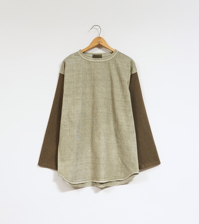 Nigel Cabourn BASEBALL T-SHIRT - PIGMENT