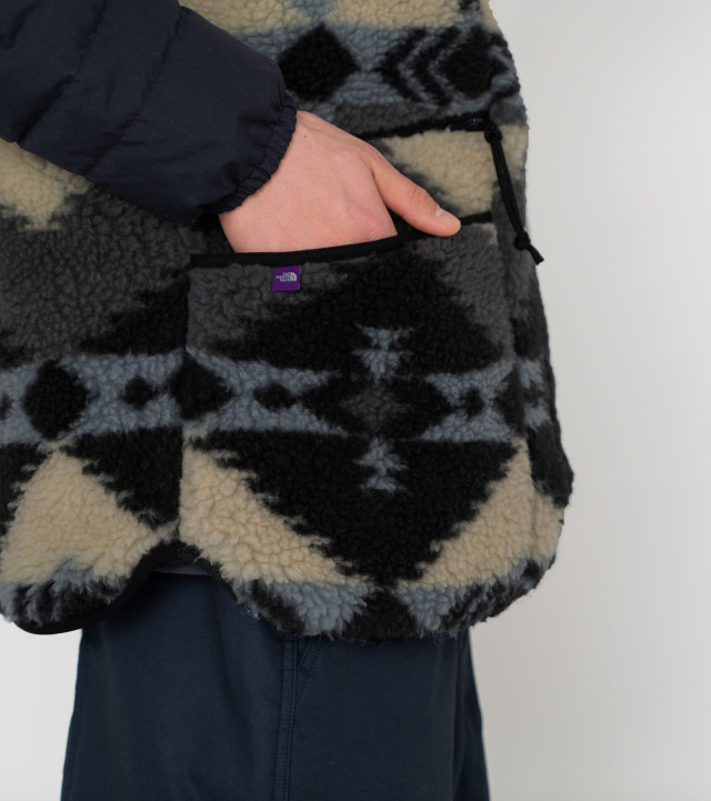 NA2353N THE NORTH FACE PURPLE LABEL NP Wool Boa WINDSTOPPER Field 