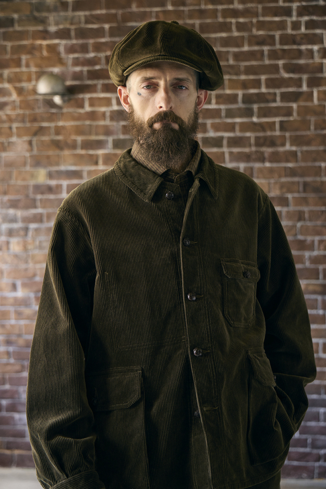 80510030002 Nigel Cabourn FRENCH WORK JK - 8W CORDUROY ナイジェル