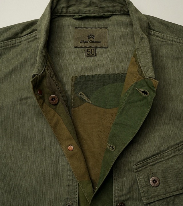 80500030006 Nigel Cabourn FATIGUE JACKET - CAMO ナイジェル
