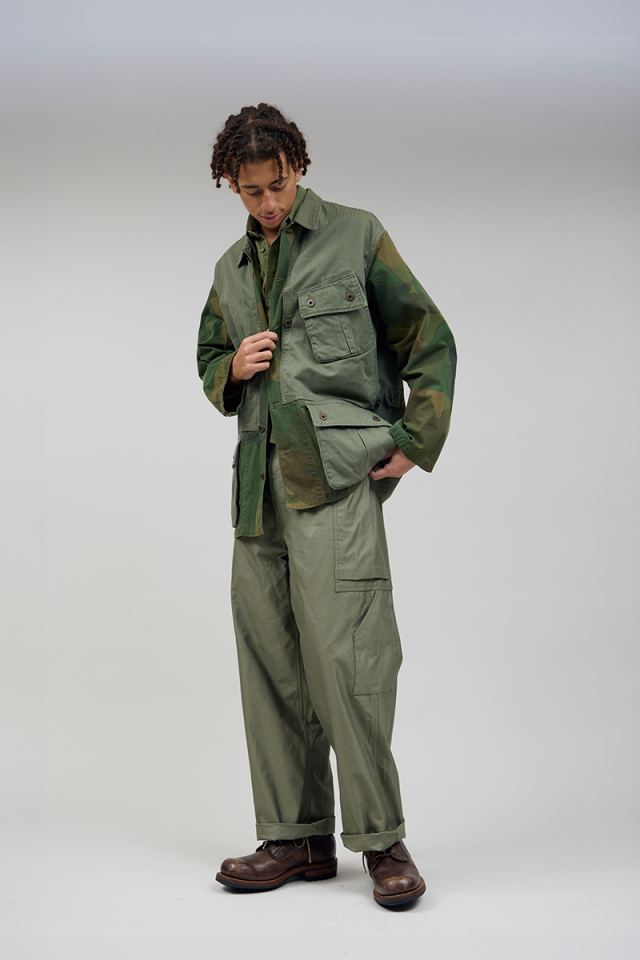 ジャケット・アウター Nigel Cabourn woman FATIGUE COAT OLIVE Nigel Cabourn - Fatigue Jacket in Green – gravitypope