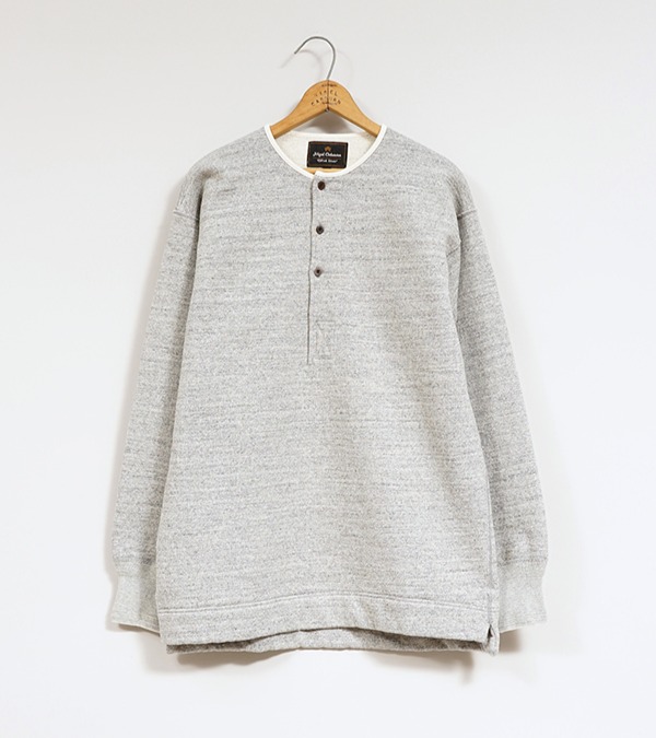 Nigel Cabourn OX’ed Silver COAL MINER HENRY NECK SHIRT