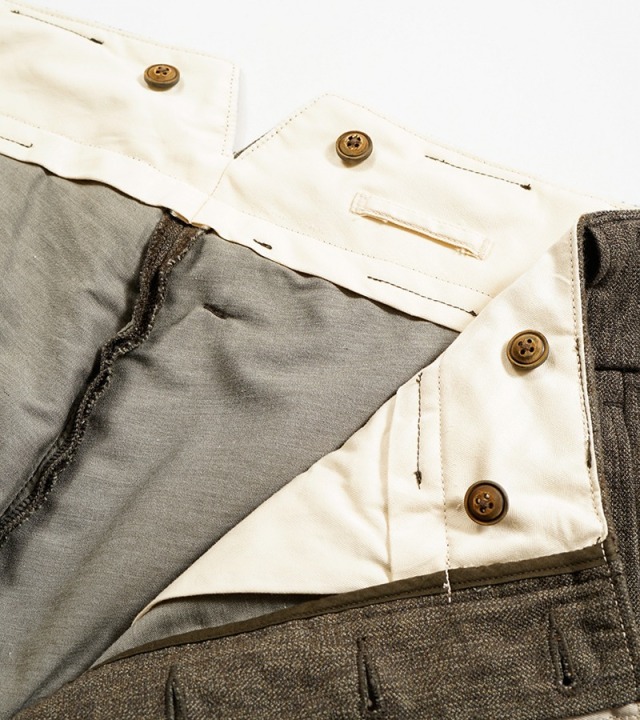 80510450900 Nigel Cabourn OX'ed Silver RANCH WORKER PANT