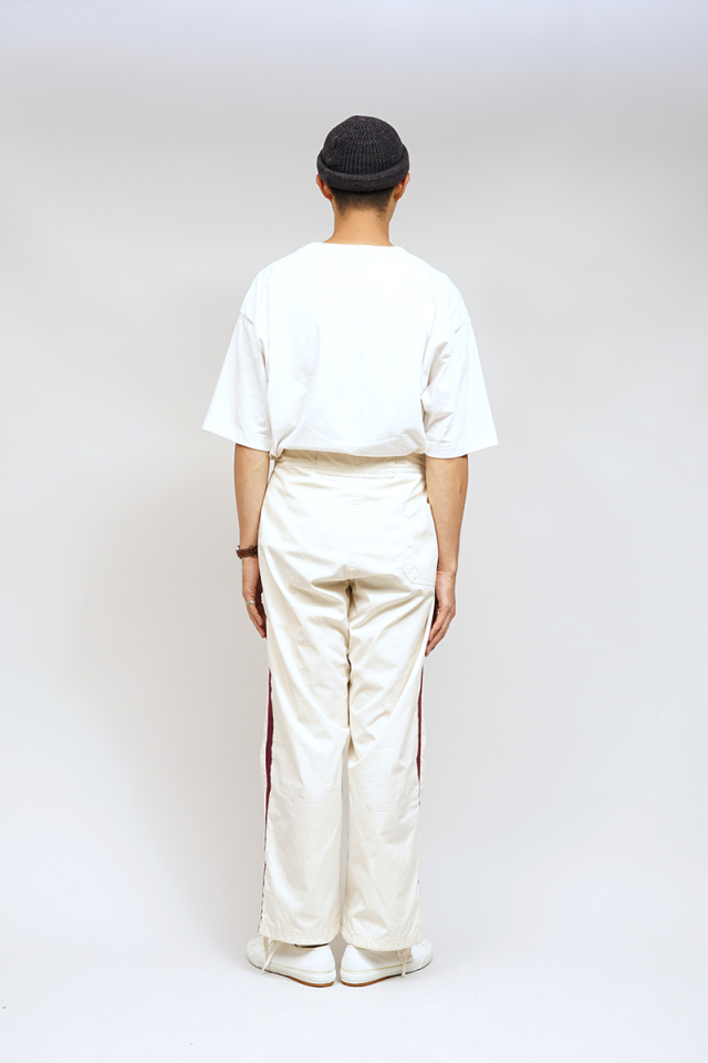 80500050001 Nigel Cabourn BASEBALL PANT - COTTON NYLON PIN OX