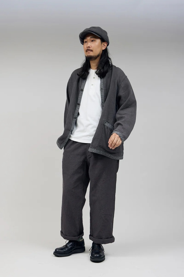 80500050000 Nigel Cabourn FRANCH WORK PANT - HEMP CANVAS