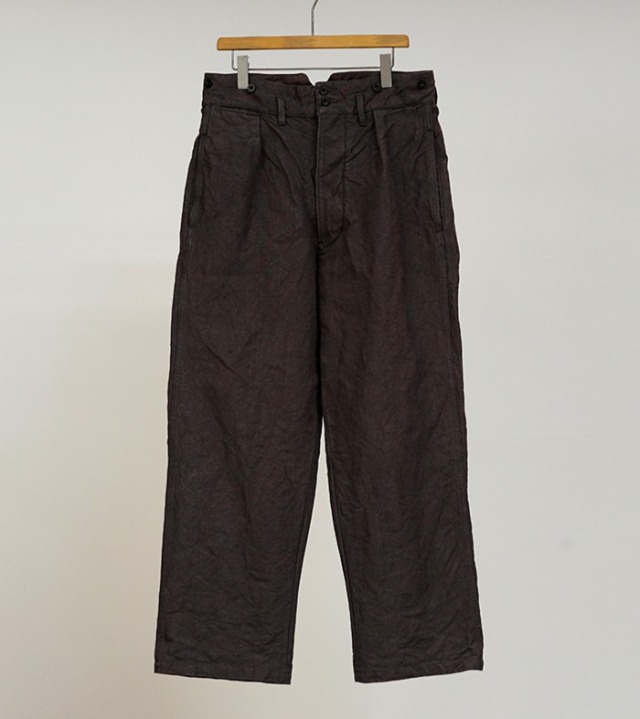 80500050000 Nigel Cabourn FRANCH WORK PANT - HEMP CANVAS