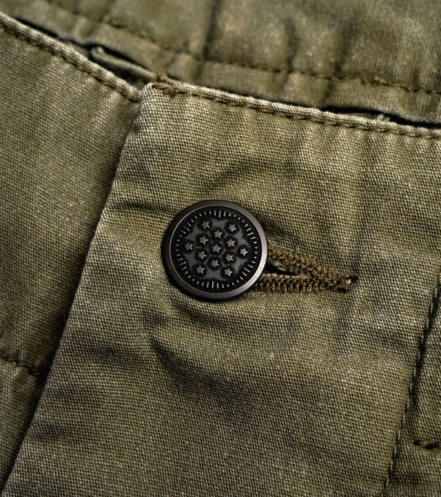 80500050203 Nigel Cabourn M43 MODIFY MIX - PIGMENT COTTON NYLON